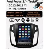 Conio 8gb Ram 128GB Rom Ford Focus 3/4 (2012-2018) 9.7 Inç Tesla Tarzı Ekran Android 14 Multimedya Navigasyon Kablosuz Carplay - Siyah