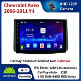 Conio Chevrolet Aveo 2006-2011 Yıl uyumlu 4GB Ram 64GB Rom Hafıza Android Kablosuz Carplay Navigasyon Multimedya 10 Inç Ekran Hediye görüş kamerası Hediye Çerçevesi