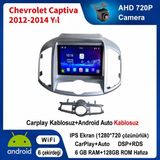 Conio Chevrolet Captiva 2012-2014 Yıl uyumlu 6GB Ram 128GB Rom Hafıza Android Kablosuz Carplay Navigasyon Multimedya 9 Inç Ekran Hediye görüş kamerası Hediye Çerçevesi