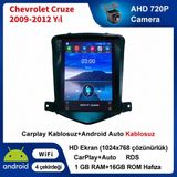 Conio Chevrolet Cruze 2009-2012 Yıl Uyumlu 1gb Ram 16GB Rom Hafıza Android Kablosuz Carplay Navigasyon Multimedya 9.7ınç Tesla Ekran Hediye Görüş Kamerası Hediye Çerçevesi