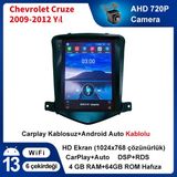 Conio Chevrolet Cruze Tesla 2009-2012 Yıl Uyumlu 9.7 Inç Tesla Ekran 4 GB Ram 64 GB Hafıza Multimedya Carplay Navigasyon - Siyah
