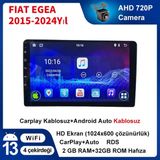 Conio Fiat Egea 2GB Ram 32GB Rom Android Multimedya Sürüm 13 Kablosuz Carplay Navigasyon 9 Inç Ekran