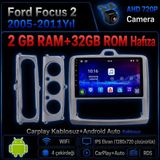 Conio Ford Focus 2005-2011 Yıl uyumlu 2GB Ram 32GB Rom Hafıza Android Kablosuz Carplay Navigasyon Multimedya 9 Inç Ekran Hediye görüş kamerası Hediye Çerçevesi 2+32