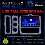 Conio Ford Focus 2005-2011 Yıl uyumlu 4GB Ram 32GB Rom Hafıza Android Kablosuz Carplay Navigasyon Multimedya 9 Inç Ekran Hediye görüş kamerası Hediye Çerçevesi 4+32