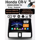 Conio Honda Cr-V 2002-2006 Model 4 GB Ram, 64 GB Rom Multimedya Android Kablosuz Carplay Navigasyon 10 Inç Ekran - Siyah