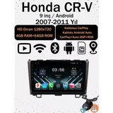 Conio Honda Cr-V 2007-2011 Model Için 9 Inç Hd Android Multimedya Sistemi 4 GB Ram 64 GB Rom Hafıza Kablosuz Carplay ve Dahili Navigasyon - Siyah