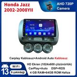 Conio Honda Jazz 2002-2008YIL 4GB Ram 64GB Hafıza Carplay Android Araç Multimedya Cihazı - Gri