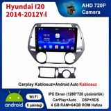 Conio Hyundai I20 2012-2014 Yıl uyumlu 4GB Ram 64GB Rom Hafıza Android Kablosuz Carplay Navigasyon Multimedya 9 Inç Ekran Hediye görüş kamerası Hediye Çerçevesi - Açık Gri