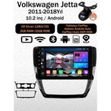 Conio Volkswagen Jetta 2011-2018 Uyumlu Android Navigasyon Multimedya 10.2 Inç Ekran Kablosuz Apple Carplay Android Auto - Siyah