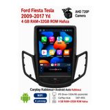 CONION Ford fiesta Tesla 2009-2017 Yıl uyumlu 4GB Ram 32GB Rom Hafıza Android Kablosuz Carplay Navigasyon Multimedya 9.7 Inç Tesla Ekran Hediye görüş kamerası Hediye Çerçevesi 4+32