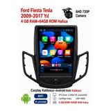 CONION Ford fiesta Tesla 2009-2017 Yıl uyumlu 4GB Ram 64GB Rom Hafıza Android Kablosuz Carplay Navigasyon Multimedya 9.7 Inç Tesla Ekran Hediye görüş kamerası Hediye Çerçevesi 4+64