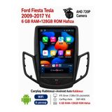 CONION Ford fiesta Tesla 2009-2017 Yıl uyumlu 6GB Ram 128GB Rom Hafıza Android Kablosuz Carplay Navigasyon Multimedya 9.7 Inç Tesla Ekran Hediye görüş kamerası Hediye Çerçevesi 6+128