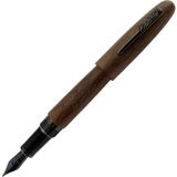 Conklin All American Golden Walnut Gunmetal Limited Edition Dolma Kalem F Uç - Altın - Sarı