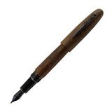 Conklin All American Golden Walnut Gunmetal Limited Edition Dolma Kalem, F Uç