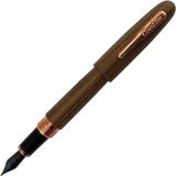 Conklin All American Golden Walnut Rose Gold Limited Edition Dolma Kalem B Uç - Altın - Sarı