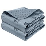 Conkote Köpekler için Yıkanabilir Çiş Pedi 34" x 36", 2'li Paket Yeniden Kullanılabilir Su Geçirmez Yavru Köpek Eğitim Pedi Hızlı Emici Köpek Oyun Parkı Matı, Oyun Parkı, Sandık, Lazımlık, Whelping