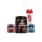 Conlast WHEY PROTEİN ÇİKOLATALI 400g/BCAA 300g/CREATİNE 120g Hediye Shaker