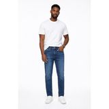 Connemara Jeans Erkek Regular Fit Mavi Denim Pantolon – Orta Mavi Günlük Rahat Kesim Kot - Koyu Mavi - 34