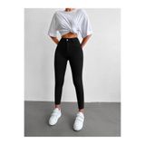 connemara Kadın Yüksek Bel Likralı Siyah Skinny Jean Pantolon