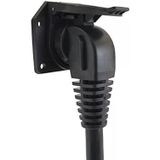 Conntek 11110-024EX 7 Yollu Seyahat Römorku Uzatma Kablosu Dirsek Tapalı (2 Fit)