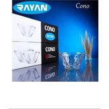 Cono Maria 6'lı Büyük Cam Kase -69816 - Renkli