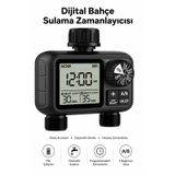CONOCER 2 Çıkışlı Dijital Bahçe Sulama Zamanlayıcısı Pilli Otomatik Musluk Sulama Programlayıcı