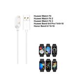 CONOCER Honor Choice Watch / Oppo Band 2 Uyumlu Yüksek Kalite Şarj Kablosu (Beyaz)