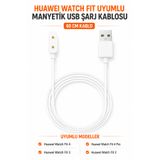 CONOCER Huawei Watch Fit 4 /4 Pro /Fit 3 /Fit 2 /Fit /Fit Mini Uyumlu Manyetik Akıllı Saat USB Akım Korumalı Şarj Kablosu Aleti Cihazı