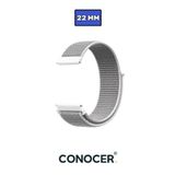 CONOCER Huawei Watch Gt5 Gt4 Gt3 Gt2 Gt2e - Gt5 Pro Gt3 Pro Gt2 Pro (46MM) Dokuma Cırtlı Hasır Dokuma Kordon