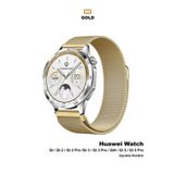 CONOCER Huawei Watch Gt5 Gt4 Gt3 Gt2 Gt2e - Gt5 Pro Gt3 Pro Gt2 Pro (46MM) Metal Çelik Milano Hasır Kordon