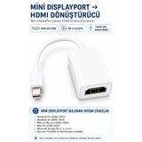 CONOCER Macbook Ile Uyumlu Mini Displayport Dönüştürücü Hdmı Çıkışlı Yüksek Kalite