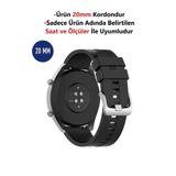 CONOCER Samsung Galaxy Watch 3 (41MM) - Samsung Galaxy Watch 1 (42MM) Uyumlu 20mm Desenli Silikon Kordon