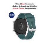 CONOCER Samsung Galaxy Watch 3 (41MM) - Watch 1 (42MM) Uyumlu Yüksek Kalite Desenli Silikon Kordon