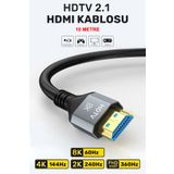 CONOCER Ultra Yüksek Hızlı 8K Hdmi 2.1 Kablo, 4K 120Hz Hdmi Kablosu 10 Metre HDTV Kablosu