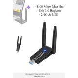 CONOCER USB Wifi Adaptörü 1300 MBPS USB Kablosuz Alıcı Dongle Alıcı Masaüstü Tak Çalıştır
