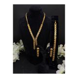 Constanza Exclusive 22 Ayar Altın Kaplama VIP Başak Motifli Set 1011