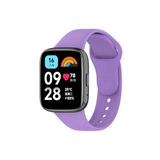 CONSTRAIN - Akıllı Saat Kordonu, Redmi Watch 3 Active ile Uyumlu Silikon Tokalı Saat Kayışı, Terletmeyen Ayarlanabilir Yedek Kordon - Lila