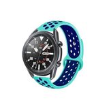 CONSTRAIN Amazfit Pace 1 ve Pace 2 İle Uyumlu 22mm Delikli Silikon Spor Kordon Nefes Alan Hafif Tere Dayanıklı Ayarlanabilir Akıllı Saat Kayışı - Turkuaz