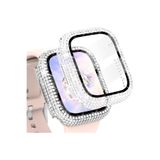 CONSTRAIN - Apple ile uyumlu Watch 40mm Full Kenar Taşlı Sert PC Kasa Ve Ekran Koruyucu - Siyah