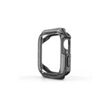 CONSTRAIN - Apple ile uyumlu Watch 44mm Sert PC Ekran Koruyucu + Silikon Kasa Koruyucu - Siyah