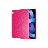 CONSTRAIN - Apple iPad Air 11 2024 ile Uyumlu Tablet Kılıf Renkli Simli Işıltılı Silikon Kapak - Pembe 2