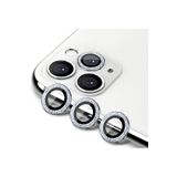 CONSTRAIN Apple Iphone 12 Pro Max İle Uyumlu Kamera Koruyucu Lens, Hd Kalite, Taşlı Gümüş