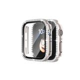 CONSTRAIN - Apple Watch 7/8/9 41mm ile Uyumlu Ekran Koruyuculu Tek Sıra Kenar Taşlı Sert PC Kasa Koruyucu