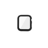 CONSTRAIN - Apple Watch 7/8/9 45mm ile Uyumlu Sert PC Ekran Koruyuculu Kasa Koruyucu 07 - Siyah
