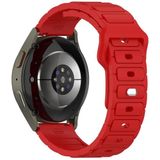 CONSTRAIN Huawei Honor Magic 2 46mm ile Uyumlu CNS KRD-132 22mm Silikon Kordon Strap Kayış - Kırmızı
