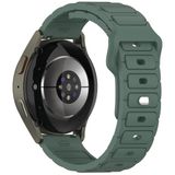 CONSTRAIN Huawei Honor Magic 2 46mm ile Uyumlu CNS KRD-132 22mm Silikon Kordon Strap Kayış - Koyu Yeşil