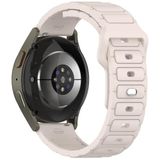 CONSTRAIN Huawei Honor Magic 2 46mm ile Uyumlu CNS KRD-132 22mm Silikon Kordon Strap Kayış - Starlight