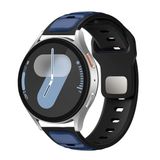 CONSTRAIN Huawei Honor Magic 2 46mm ile Uyumlu CNS KRD-135 22mm Silikon Kordon Strap Kayış - Lacivert-Siyah