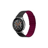 CONSTRAIN - Huawei Honor Magic 2 ile Uyumlu 42mm Kordon Renkli Strap Deri Loop Kordon - Siyah