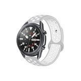 CONSTRAIN Huawei Honor Magic Watch 2 46mm İle Uyumlu 22mm Delikli Silikon Spor Kordon Nefes Alan Hafif Tere Dayanıklı Ayarlanabilir Akıllı Saat Kayışı - Gri